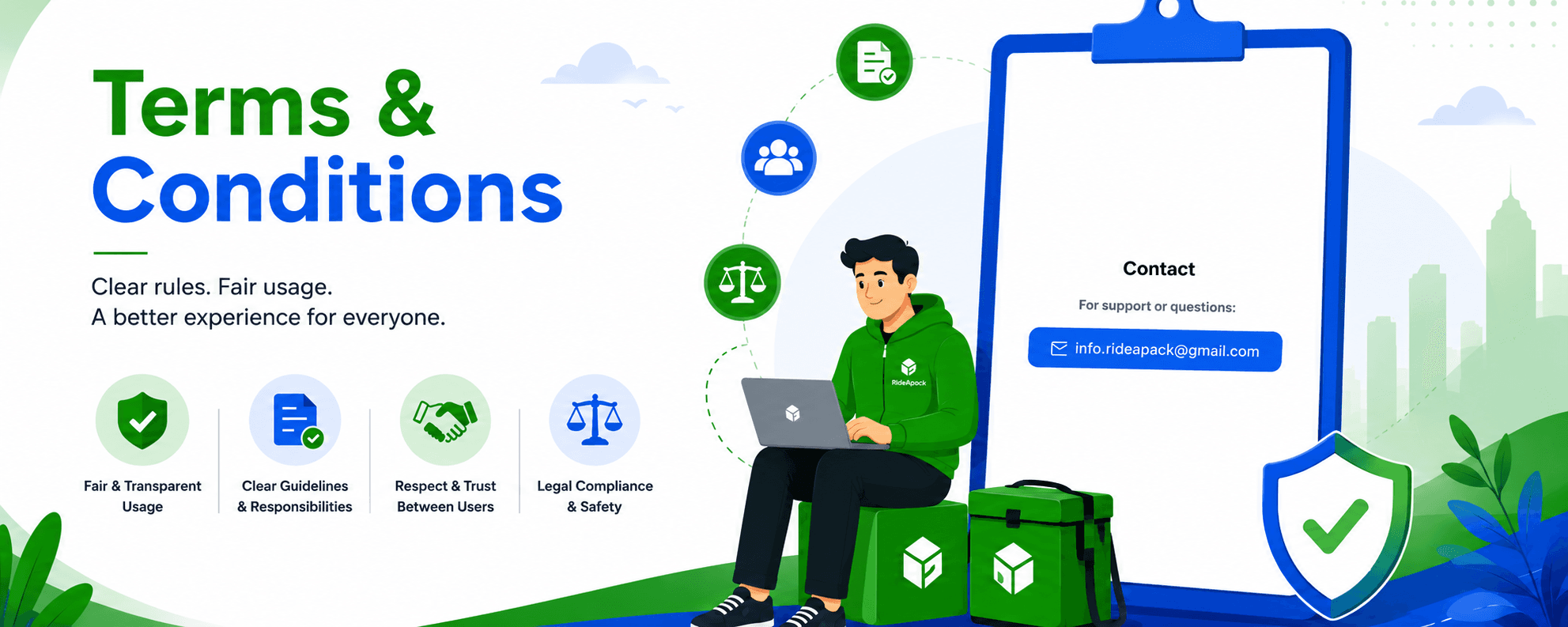 RideApack Terms & Conditions