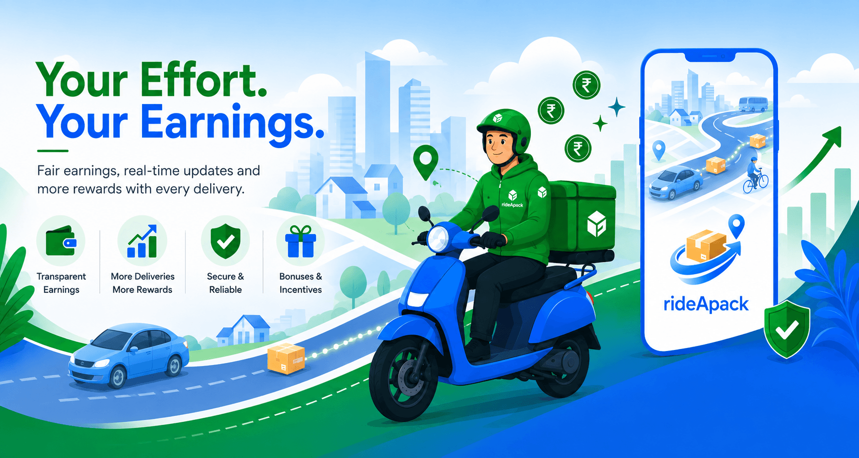 RideApack Earnings